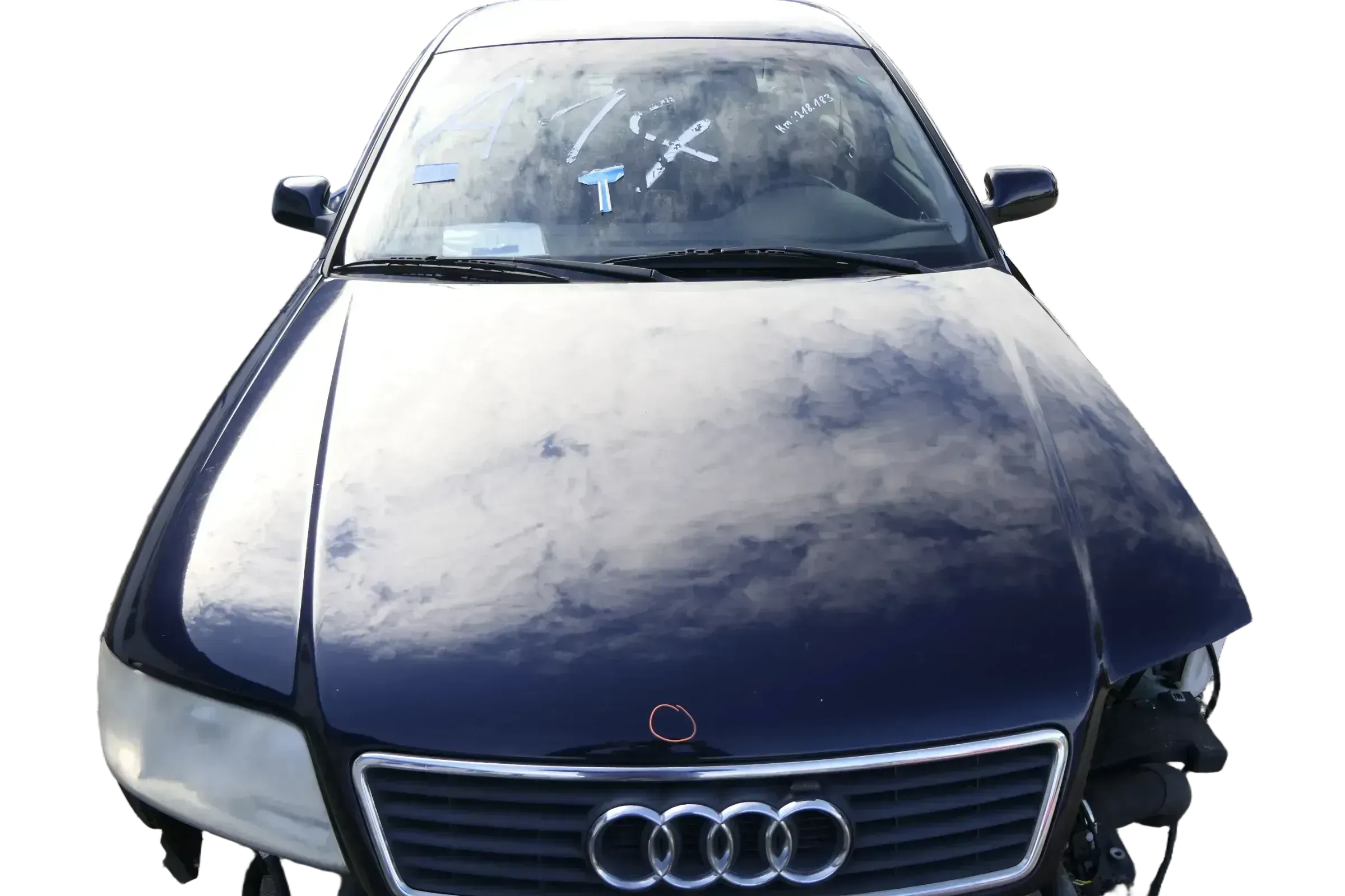 Audi A6 4B Motorhaube Klappe vorn (bis ca. Ende 2001) blau LZ5L - Bild 1