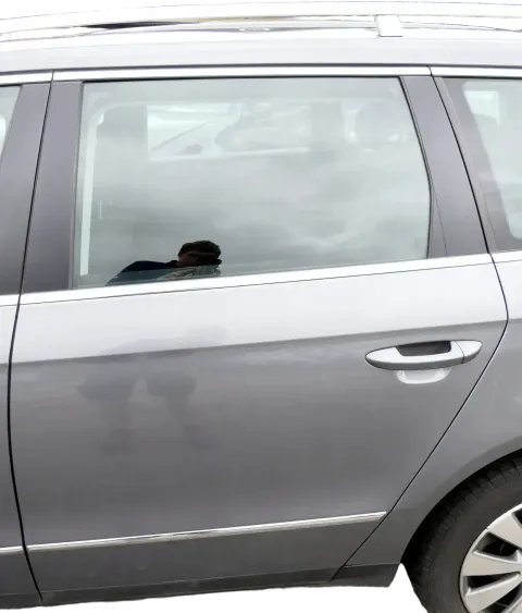 VW Passat 3C Kombi Variant Tür hinten links grau LA7T - OHNE Anbauteile