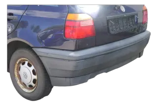 VW Golf 3 1H 1E Cabrio Limousine Stoßstange hinten Heckstoßstange schwarz - Bild 2