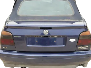 Golf 3 1E Cabrio Heckklappe Kofferraumklappe hinten Klappe blau LC5U ohneAnbaute - Bild 1