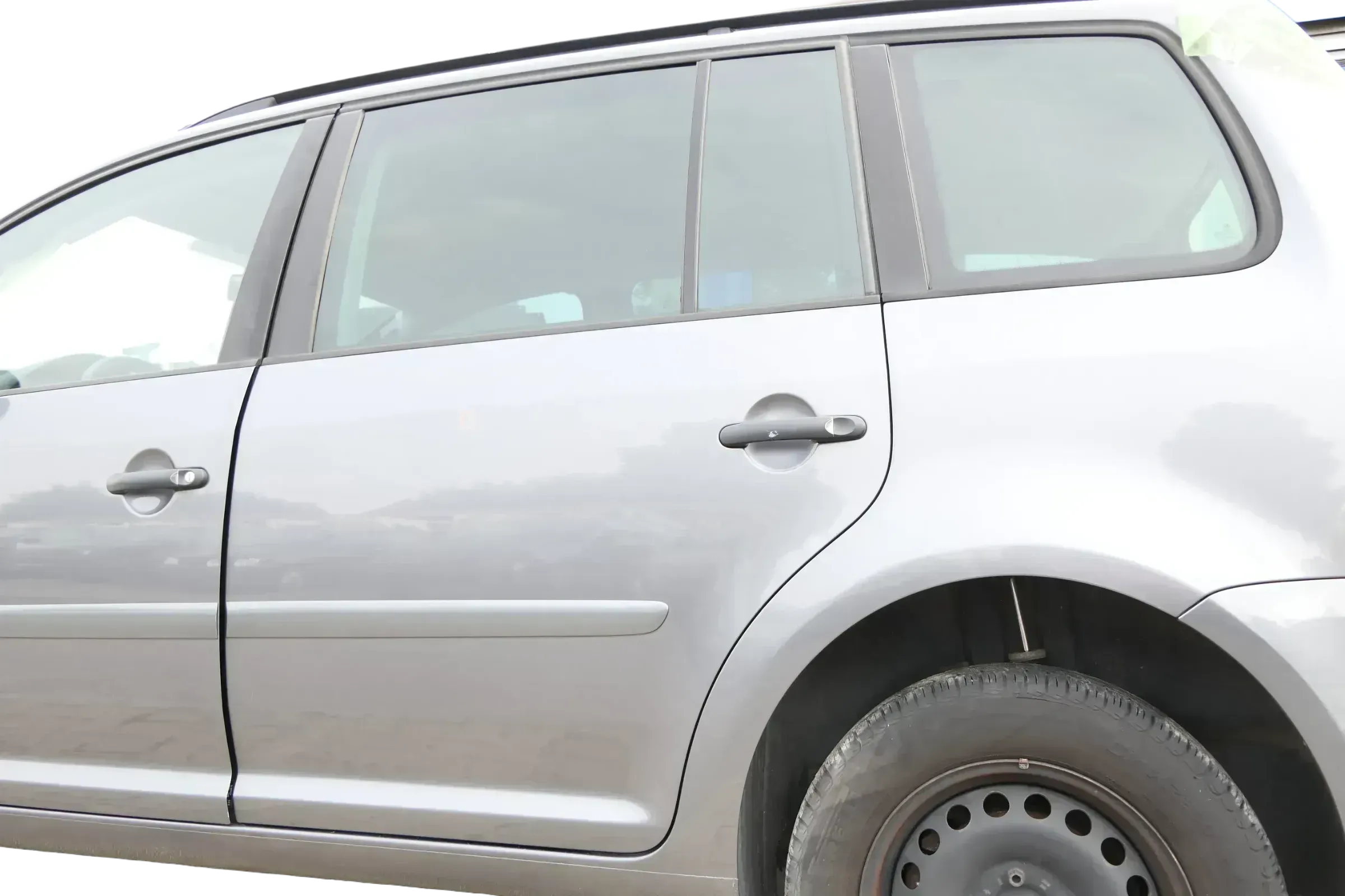 VW Touran 1T 1T3 Tür hinten links grau LD7X Cross - Bild 1