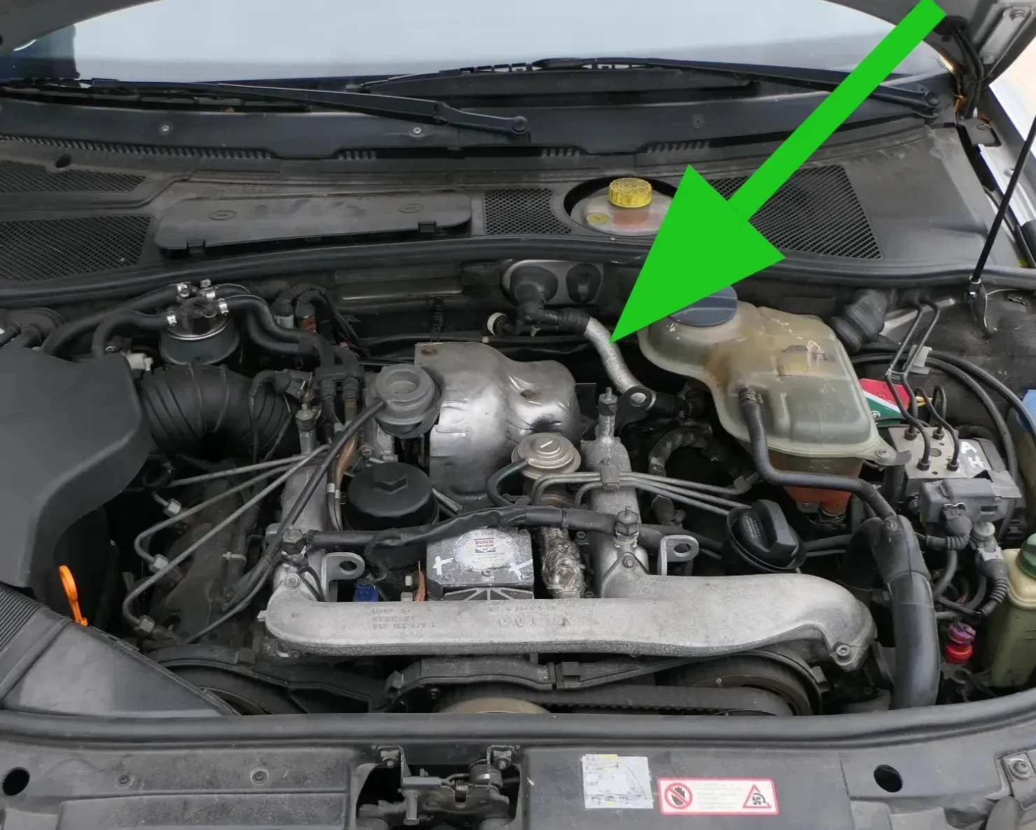 A4 A6 4B Superb Unterdruckschlauch Schlauch Bremskraftverstärker 4B2611931D 2,5 - Bild 1