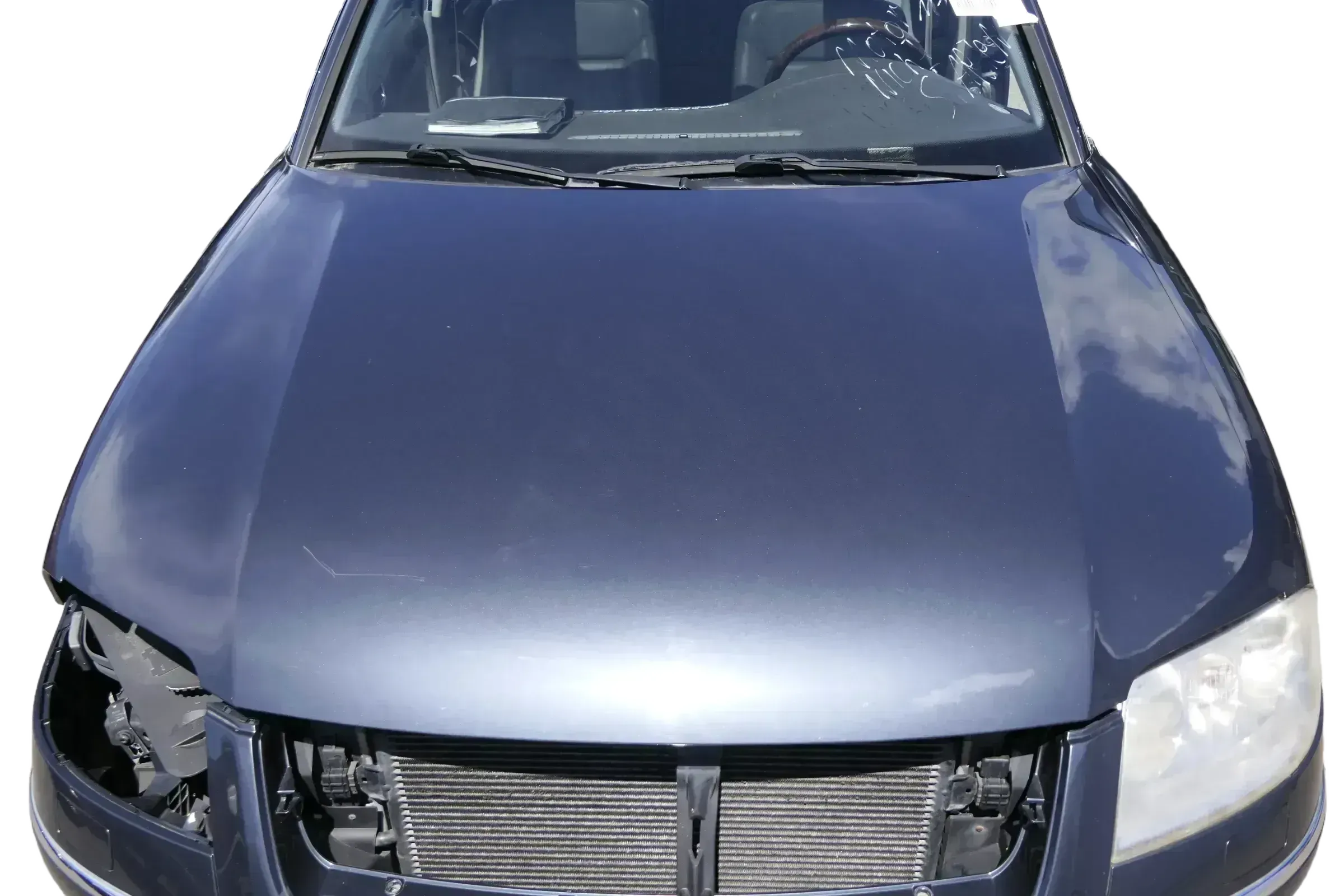 VW Passat 3BG Motorhaube Klappe vorne vorn Haube grau LC7V blue anthrazit - Bild 1