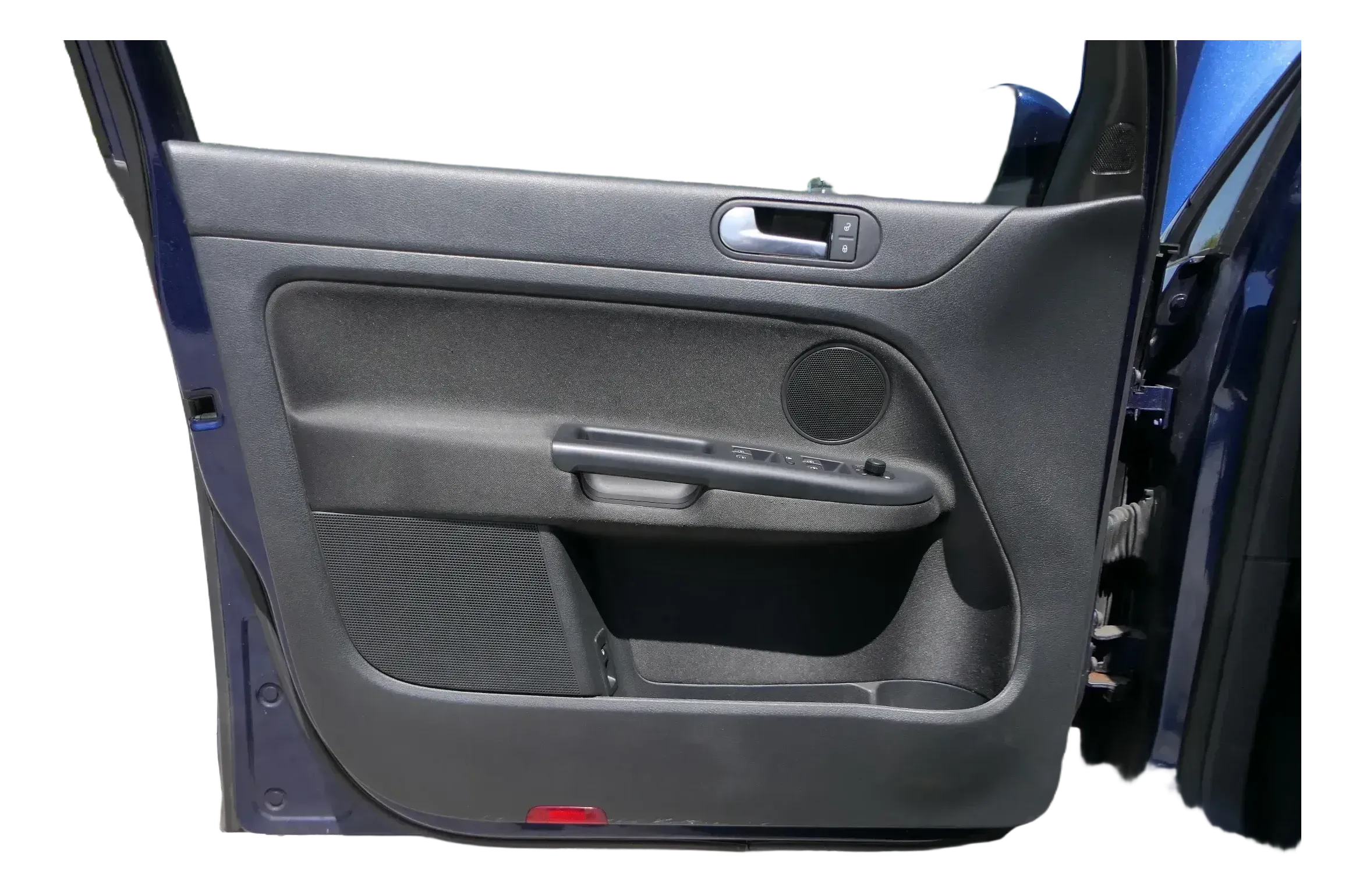 1x VW Golf Plus 5M 1x Türverkleidung Verkleidung Tür vorne links schwarz Griff - Bild 1