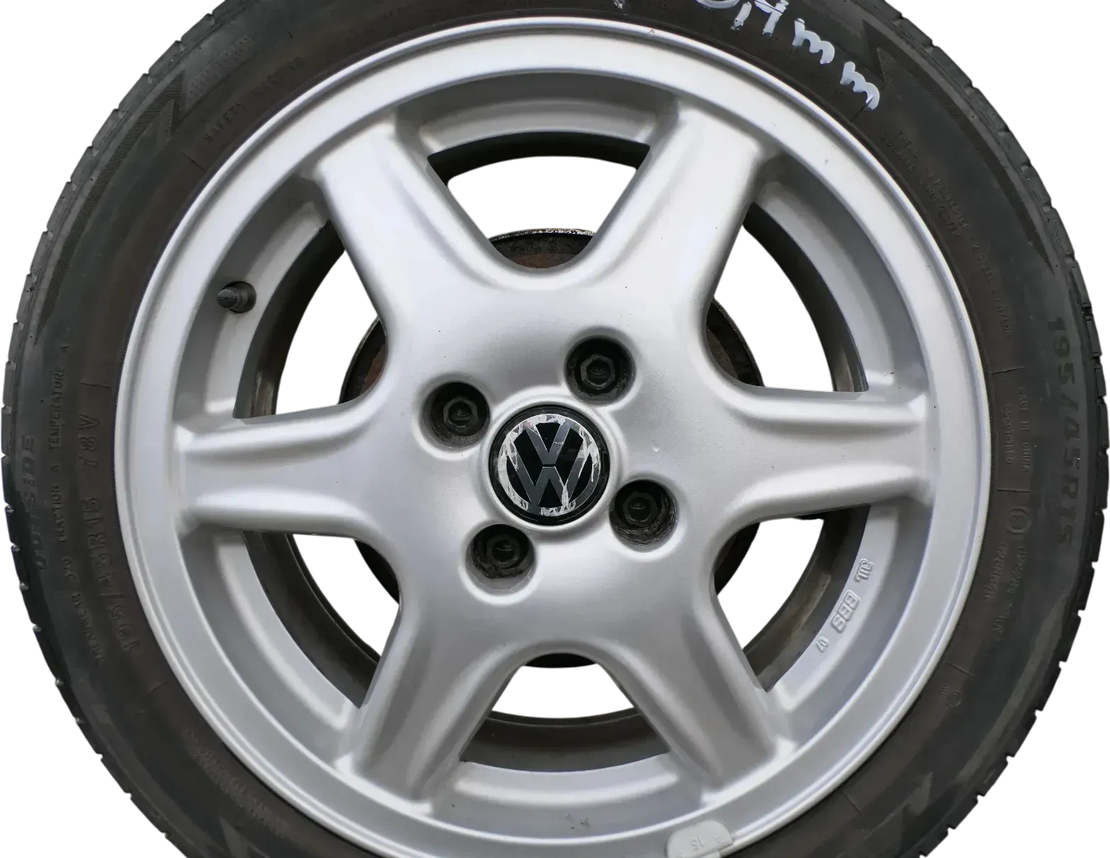 1x VW Polo 6N2 Lupo Alufelge Felge 1H0601025AE BBS 15 Zoll 6J x 15 ET45 - Bild 1