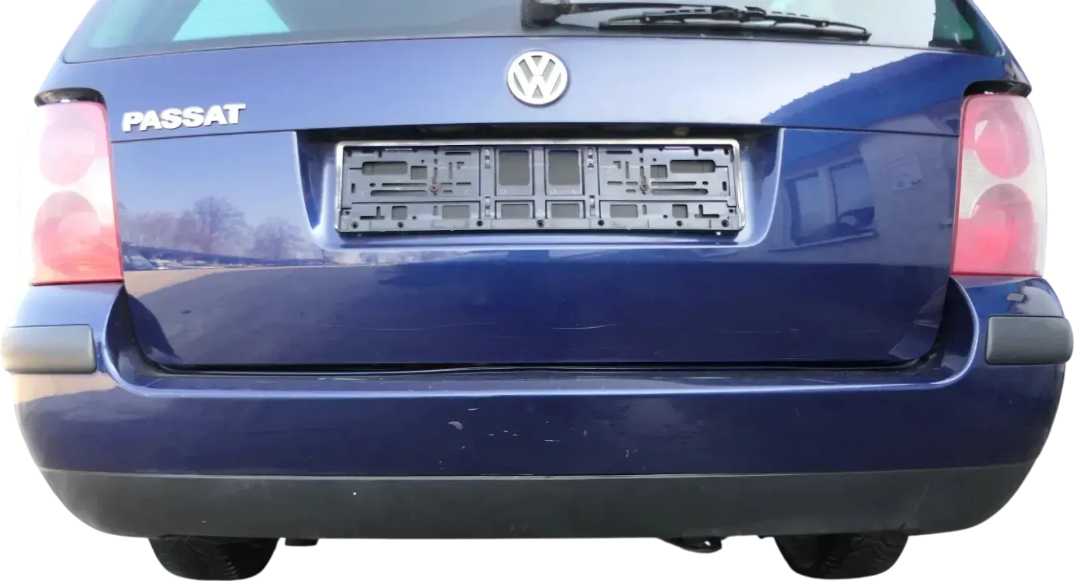 VW Passat 3BG Kombi Variant Stoßstange hinten Heckstoßstange blau LD5Q - Bild 1