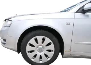 Audi A4 8E B7 Kotflügel vorne links silber LY7W - Bild 1