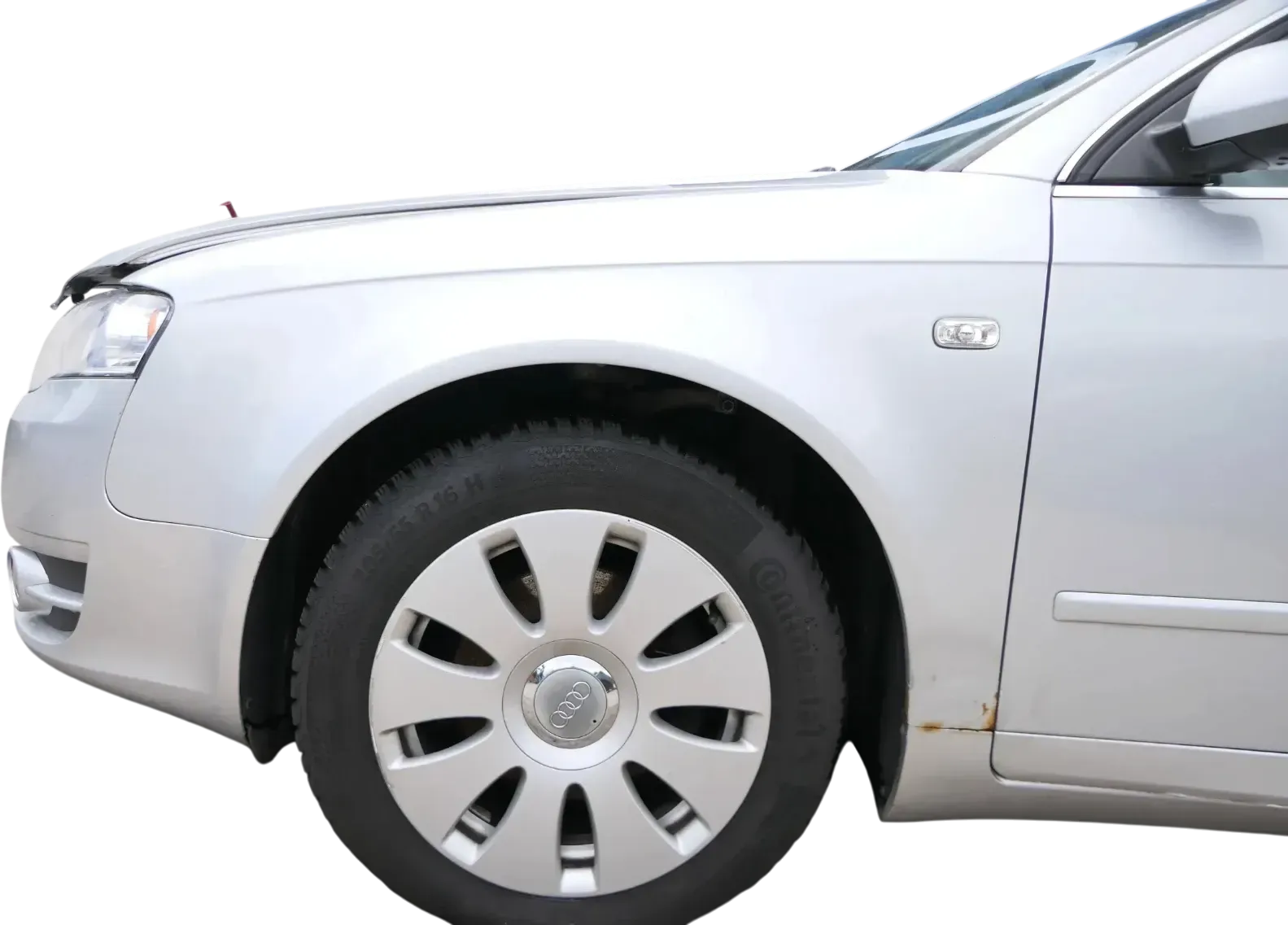 Audi A4 8E B7 Kotflügel vorne links silber LY7W - Bild 1