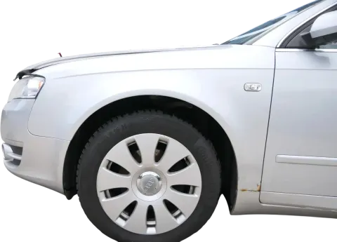 Audi A4 8E B7 Kotflügel vorne links silber LY7W