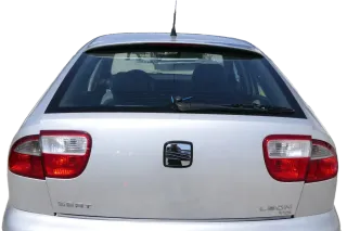 Seat Leon 1M Heckklappe Klappe hinten Kofferraumklappe silber grau LS7N Spoiler - Bild 1