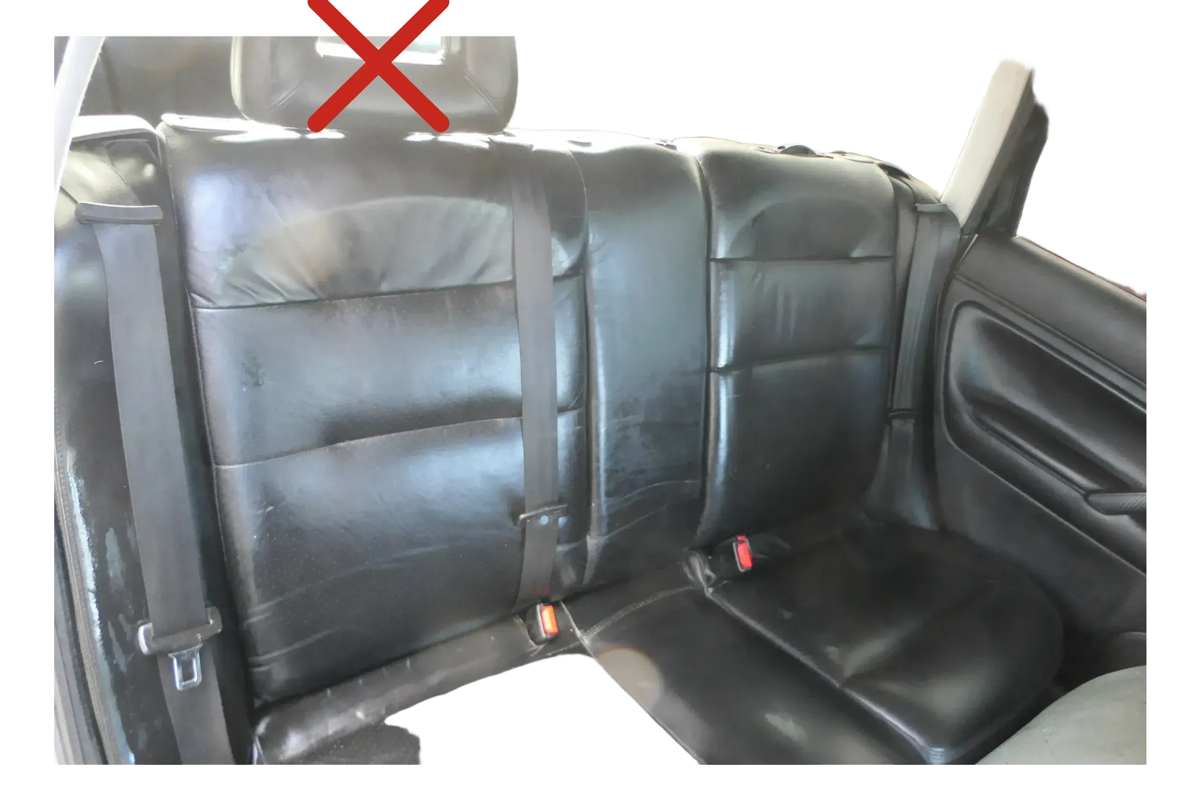 VW Passat 3B 3BG Kombi Sitz Rückbank Rücksitzbank Sitzfläche Sitze Leder schwarz - Bild 1