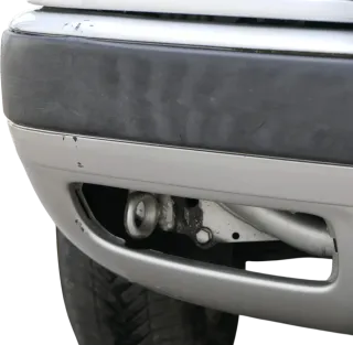 Audi 80 8C Stoßstange vorne Frontstoßstange Stoßfänger grau LY7T - Gitter - Bild 10