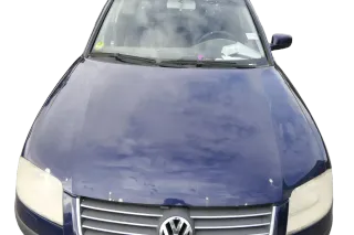 VW Passat 3BG Motorhaube Klappe vorne vorn Haube blau LB5N indigoblau me - Bild 1