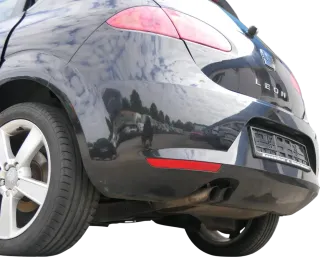 Seat leon 1P Stoßstange Heckstoßstange hinten schwarz LC9Z metallic - Bild 8