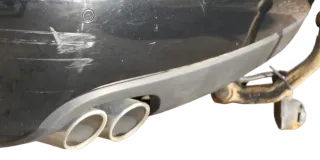 Audi A4 8K B8 Avant nur Spoiler für Stoßstange hinten Heckstoßstange Lippe AHK - Bild 6