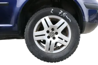 4x Golf 4 Bora Alufelgen Felgen 195/65 R15 Winterreifen Reifen 1J0601025Q 6-7mm - Bild 3