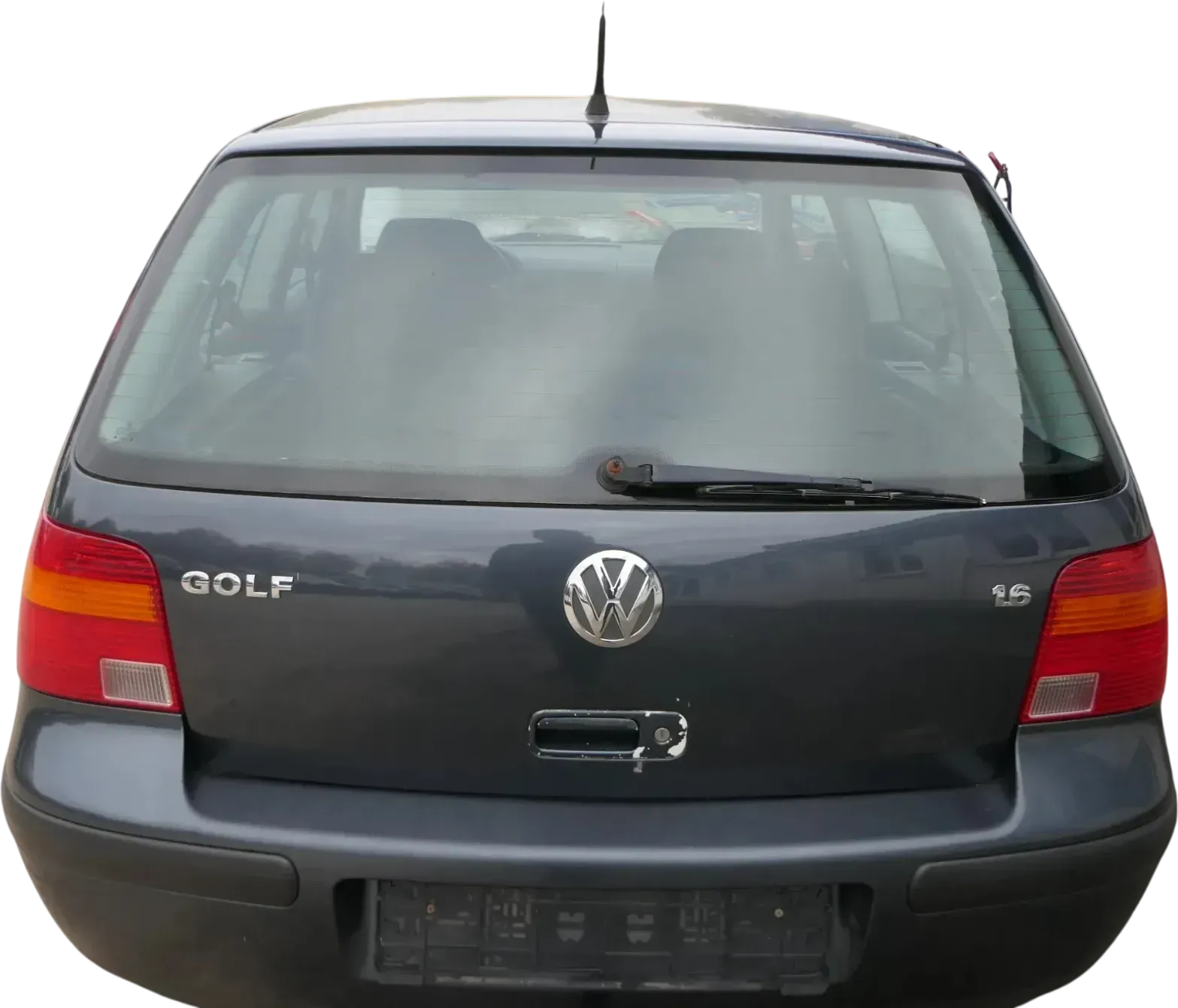 Golf 4 Limousine Heckklappe Kofferraumklappe Klappe hinten grau LC7V -ohneAnb - Bild 1