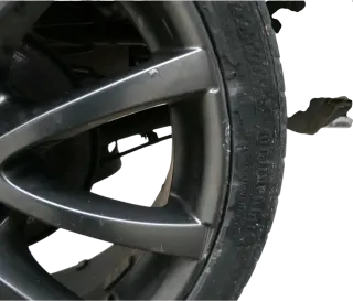 1x Felge Alufelge Golf 4 Polo Borbet 7J x 17 Zoll H2 K1 LV5 70737 KBA 47117 -HR - Bild 2