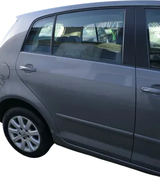 VW Golf Plus 5M 6 521 Türblatt Tür hinten rechts grau LA7T + Rahmen - Bild 2