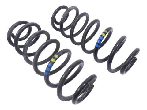 A3 8P Federn Fahrwerk Feder hinten 8P0511115Q 3x blau 2x gelb - 2 Stück - Sport