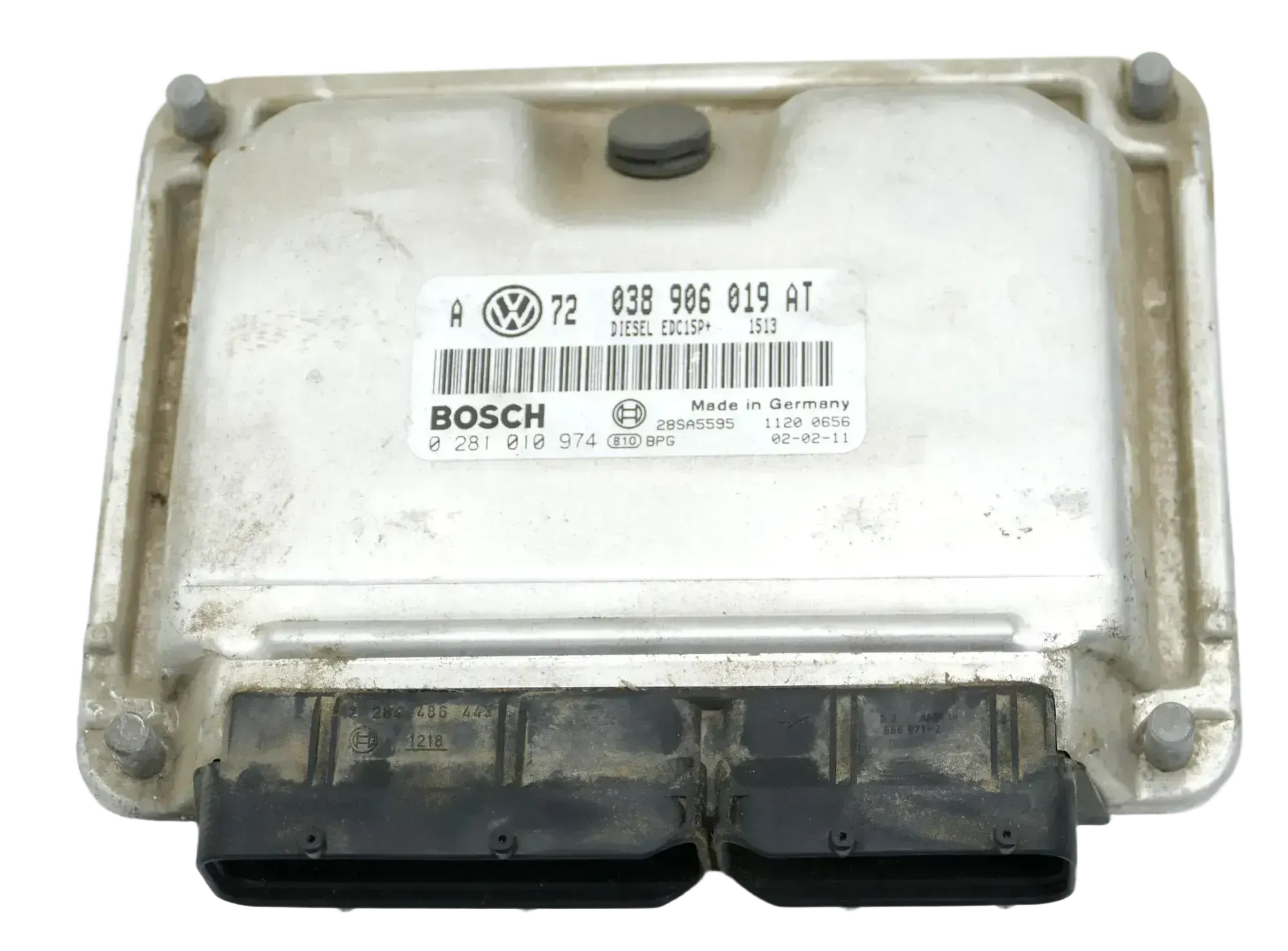 VW Golf 4 Steuergerät Motor Motorsteuergerät 1,9 TDI AXR 74kw 101 PS 038906019AT - Bild 1