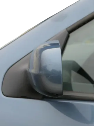 VW Golf 4 Bora elektrischer Spiegel vorne links Außenspiegel blau LD5X & Glas - Bild 3