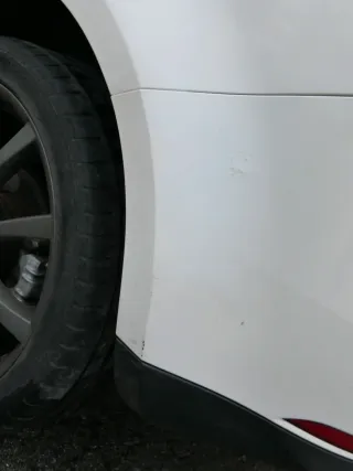 Seat Ibiza 6J Stoßstange Heckstoßstange hinten weiß LB9A 2/3-Türer Spoiler - Bild 4