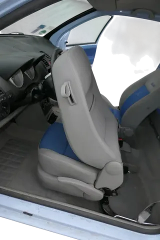 Seat Arosa VW Lupo Sitz vorn links Fahrersitz Höhenverstellung blau College - Bild 6