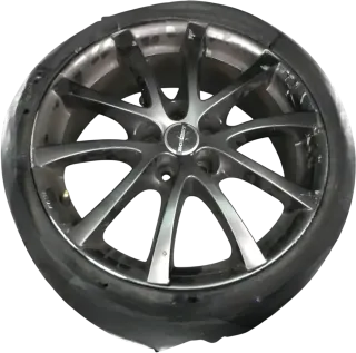 1x Felge Alufelge Golf 4 Polo Borbet 7J x 17 Zoll H2 K1 LV5 70737 KBA 47117 -HR - Bild 1