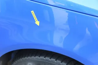 VW Lupo Kotflügel vorne rechts blau LW5Z - Bild 7