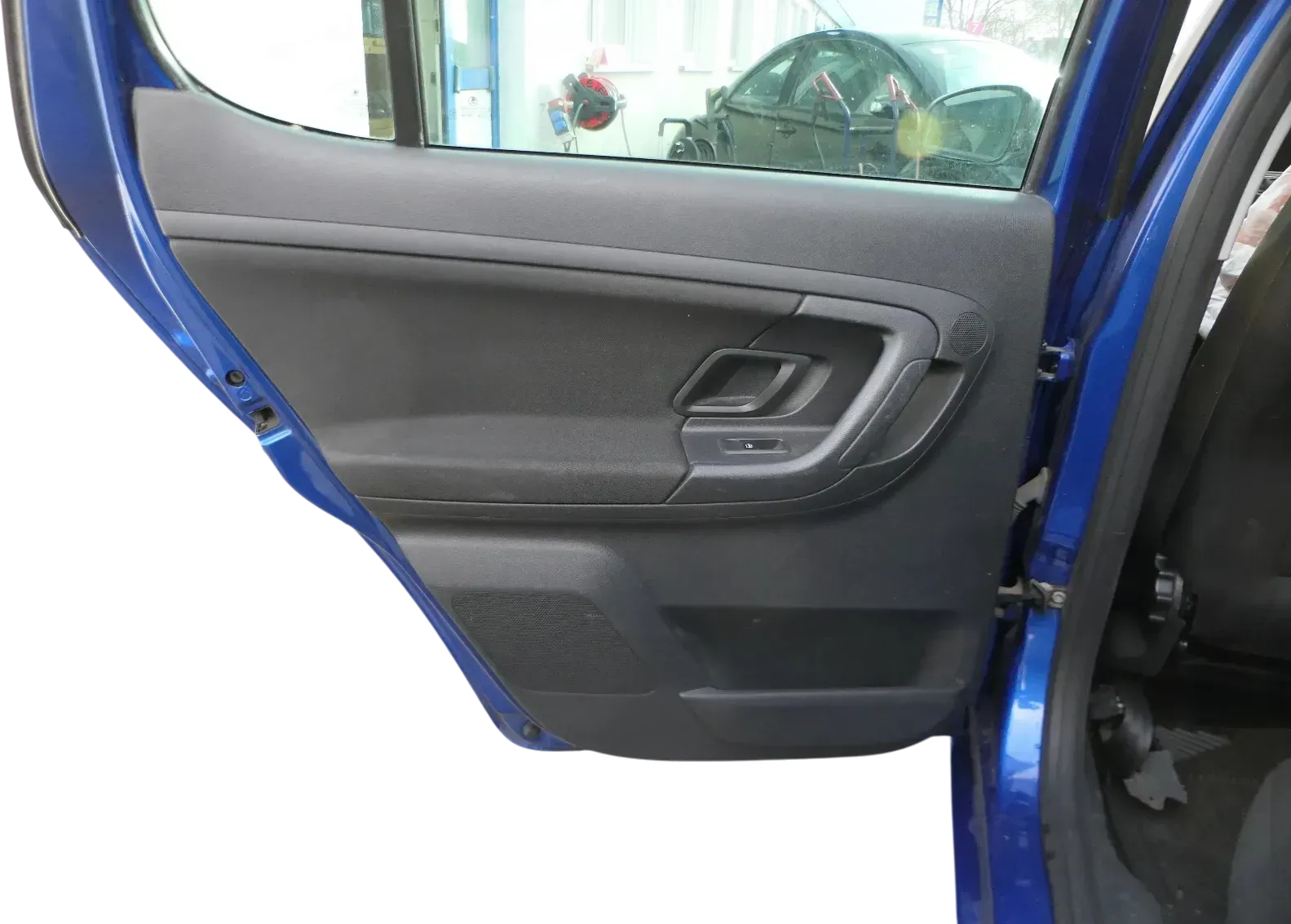 1x Skoda Fabia 5J Stufenheck Türverkleidung Verkleidung Tür hinten links Griff - Bild 1