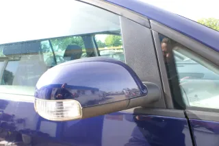 VW Touran 1T elektrischer Spiegel Außenspiegel beheizt rechts blau LB5N + Glas - Bild 3