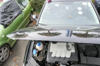 VW Passat 3C Motorhaube Klappe vorne vorn Haube schwarz LC9X deepblack öö - Bild 6