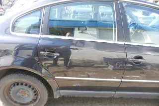 Passat 3B 3BG Limousine Tür hinten rechts schwarz LC9Z - ohne Anbauteile -Chrom - Bild 1