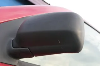 VW Polo 6N elektrischer Spiegel Außenspiegel links außen mit Glas schwarz matt - Bild 3
