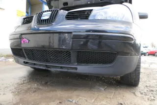 Seat Arosa 6H Stoßstange Frontstoßstange vorne grau silber L041 Facelift + Grill - Bild 4