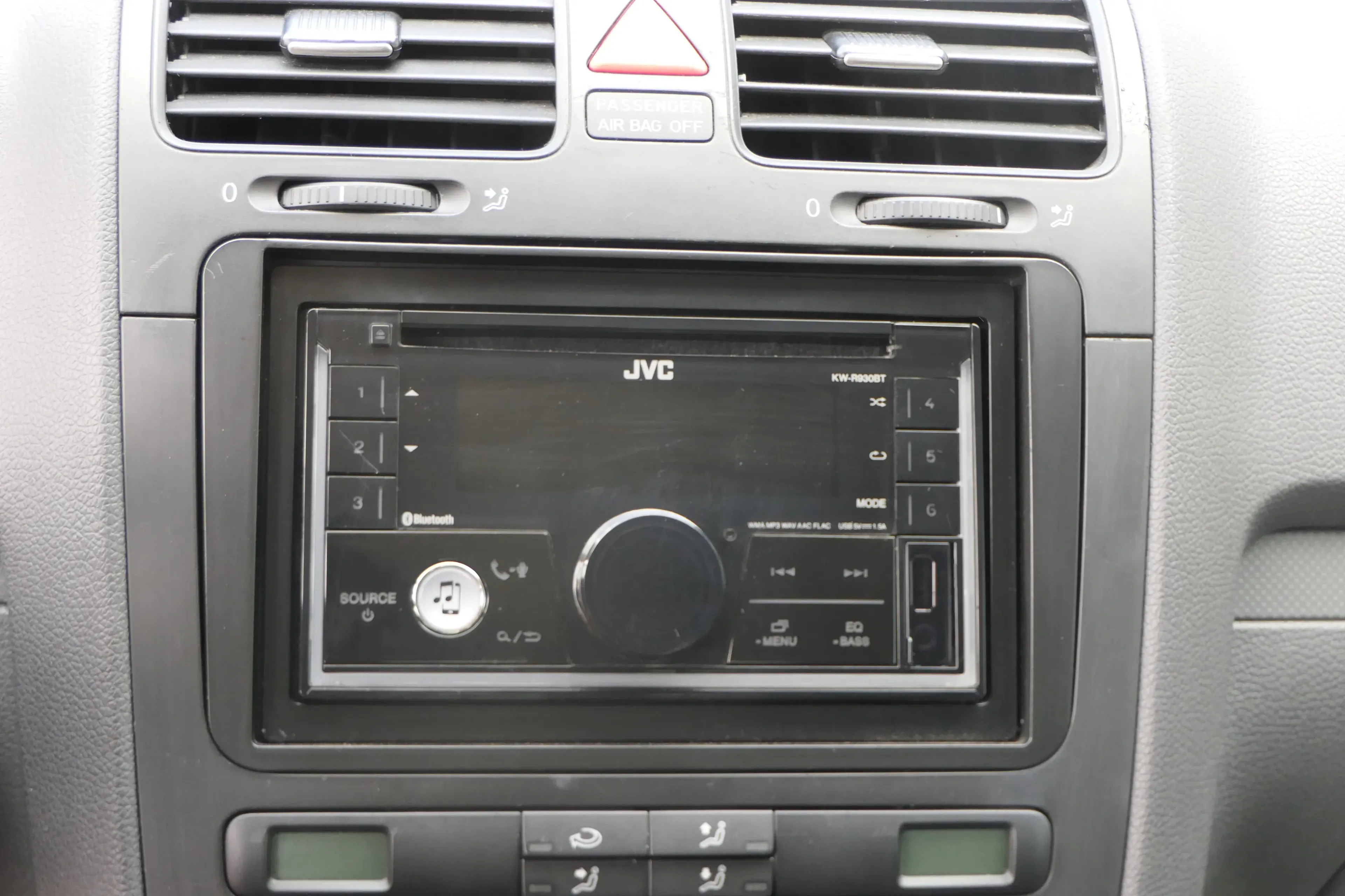 Golf 4 Bora T5 T4 Radio CD Player JVC KW-R930BT Doppel Din Bluetooth WMA MP3 FLA - Bild 1