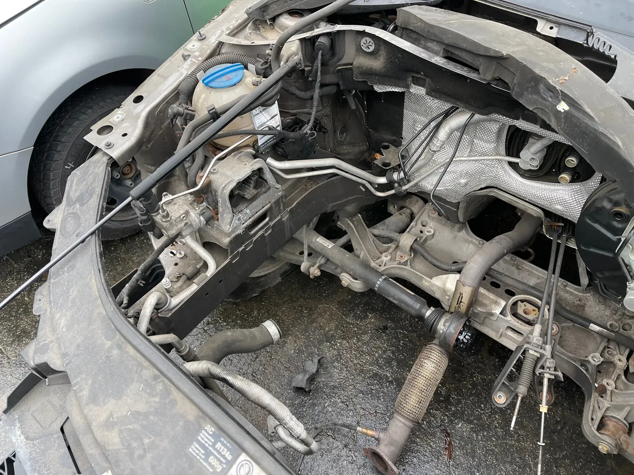 VW Passat 3C B7 Klimaleitung Kältemittelschlauch Klimaanlage 3C0820741AT - Bild 1