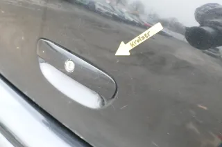 VW Polo 9N3 9N Heckklappe Kofferraumklappe Klappe schwarz L041 - Scheibe ohne - Bild 2