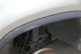 VW Tiguan Kotflügel vorne links original 5N0821105A + Leiste gelb beige LH1W - Bild 5