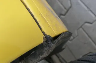 VW Caddy 3 2k Tür hinten rechts gelb Post L132 Schiebetür mit Scheibe - Bild 5