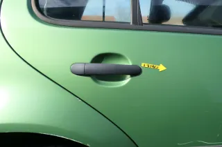 VW Golf 4 Limousine Tür hinten rechts grün LA6P (KEINkombi) - Bild 5