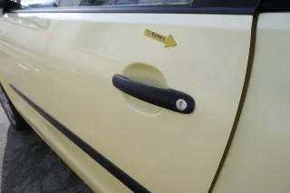 VW Polo 9N 9N3 Tür vorne links Fahrertür 2/3-Türer gelb LD1B ohneAnbautei - Bild 4