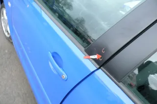 VW Polo 9N 9N3 Tür hinten links 4/5-Türer blau LA5F - ohne Anbauteile - Bild 6