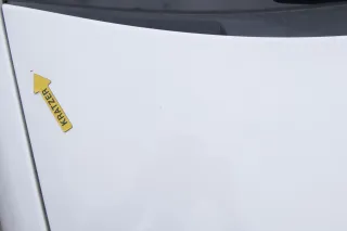 Skoda Fabia 6Y Motorhaube Klappe vorne weiß LF9E mit Grill vorn - Bild 4