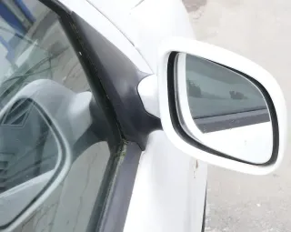 Skoda Fabia 6Y elektrisch Spiegel Außenspiegel rechts mit Glas weiß LF9E - Bild 3
