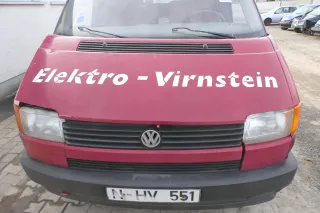 VW T4 Transporter Pritsche Motorhaube Haube Klappe vorne rot LK3A - Bild 1