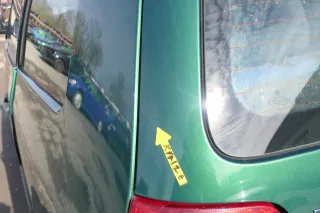 VW Lupo 6X Heckklappe Klappe Kofferraumklappe Scheibe grün LA6N - Bild 9