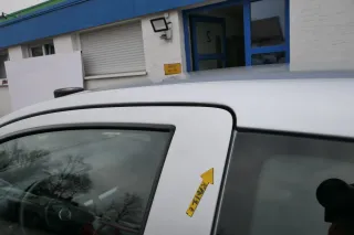 VW Fox 5Z Tür vorne links Fahrertür silber LA7W - Bild 7