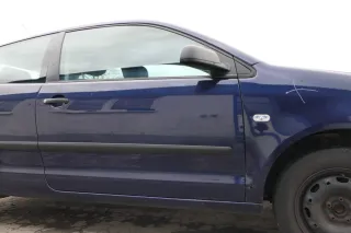 VW Polo 9N 9N3 Tür vorne rechts Beifahrertür 2/3-Türer blau LB5N ohneAnbauteile - Bild 1